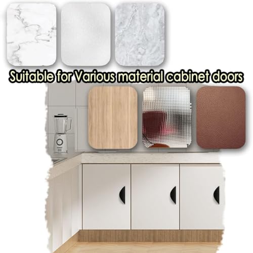 KPNG Self-Adhesive Pull Handle for Drawer, Cabinet Knobs,Dresser, Sliding Door/Glass/Wardrobe,Stick on Handle No Drilling Needed Cabinet Knobs Replacement (Random, Pack of-6) - Image 5