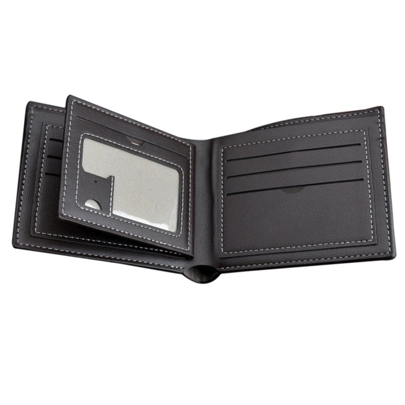 Multifunctional Wallet Billfold Leather Purse Zippered Purse Holder Fashion Multi Pocket Wallet - Image 1
