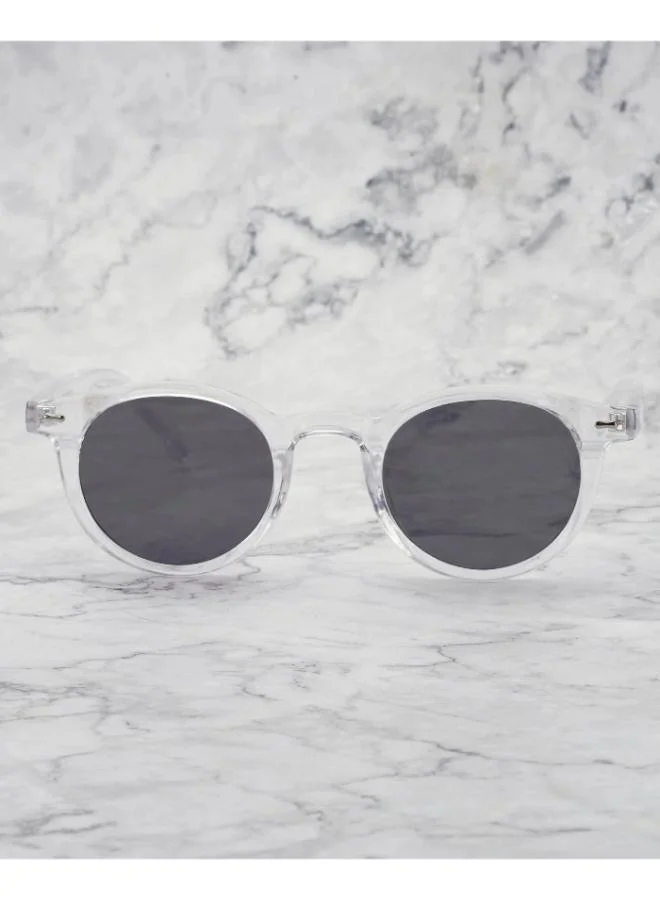  اكسبليست باوتس نظارات شمسية أنيقة للجنسين من جيمس كلير بتدرج رمادي