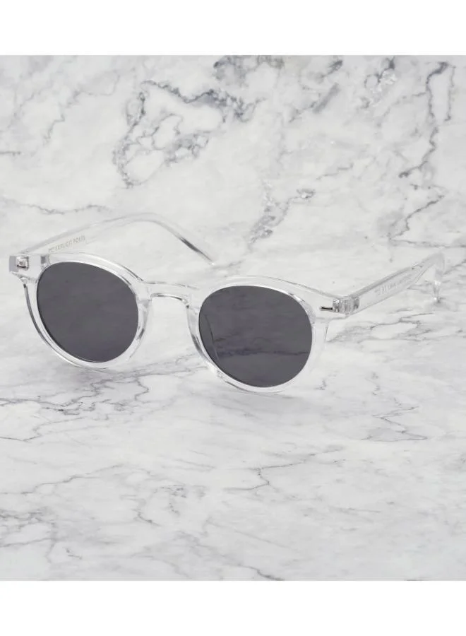  اكسبليست باوتس نظارات شمسية أنيقة للجنسين من جيمس كلير بتدرج رمادي