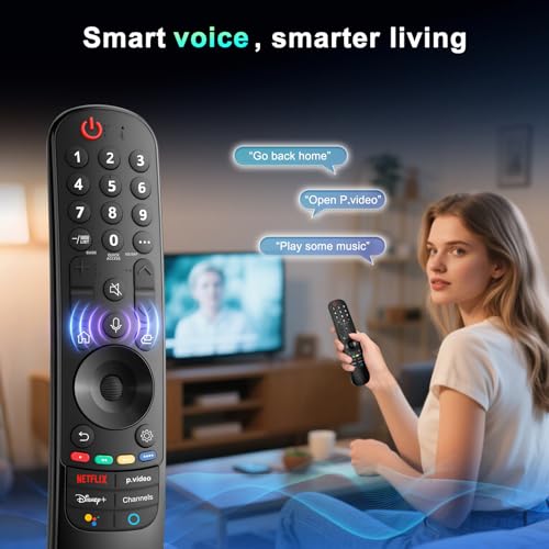 Angrox Magic Remote for LG-Smart-TV-Remote-Control-Replacement with Pointer and Voice Function,Compatible with LG 2021/2022/2023/2024 UHD OLED QNED NanoCell 4K 8K Smart TV - Image 5