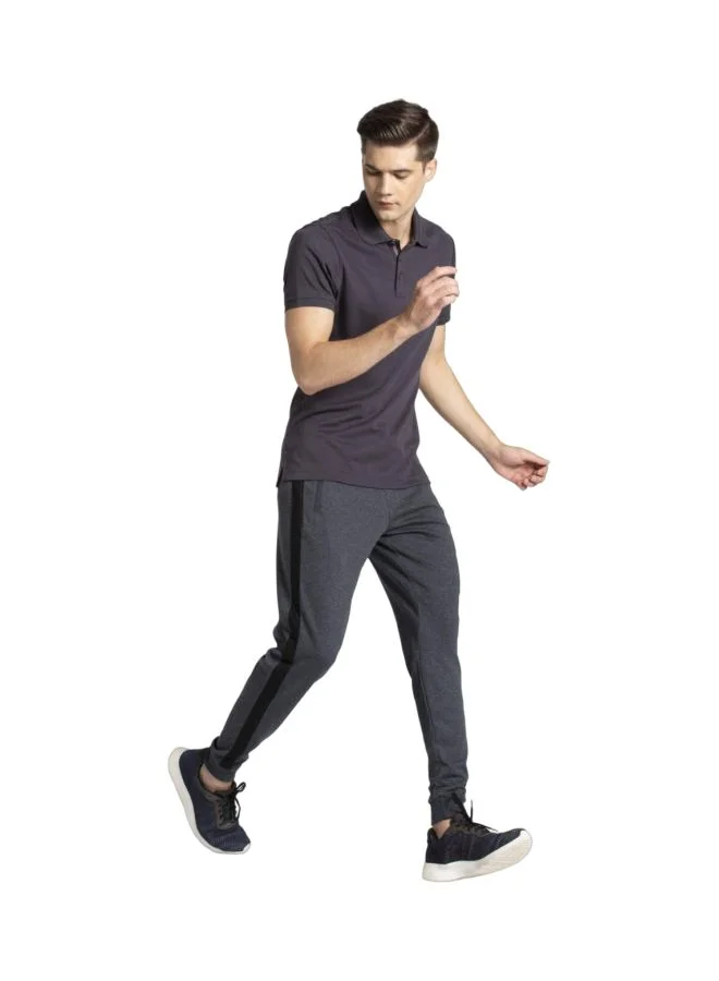 Jockey  AM71 Men Super Combed Cotton Rich Slim Fit Dual Tone Joggers with Zipper Pockets for Men | Best Price UAE