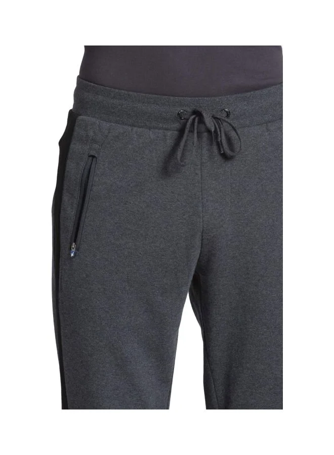 Jockey  AM71 Men Super Combed Cotton Rich Slim Fit Dual Tone Joggers with Zipper Pockets for Men | Best Price UAE