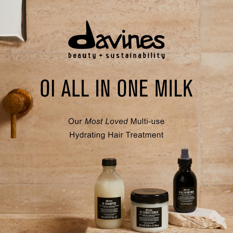Davines OI All in One Milk | Leave-in Conditioner Spray | Powerful Hair Detangler + Heat Protection | Smoothes Frizzy Hair | 4.56 Fl Oz - Image 2