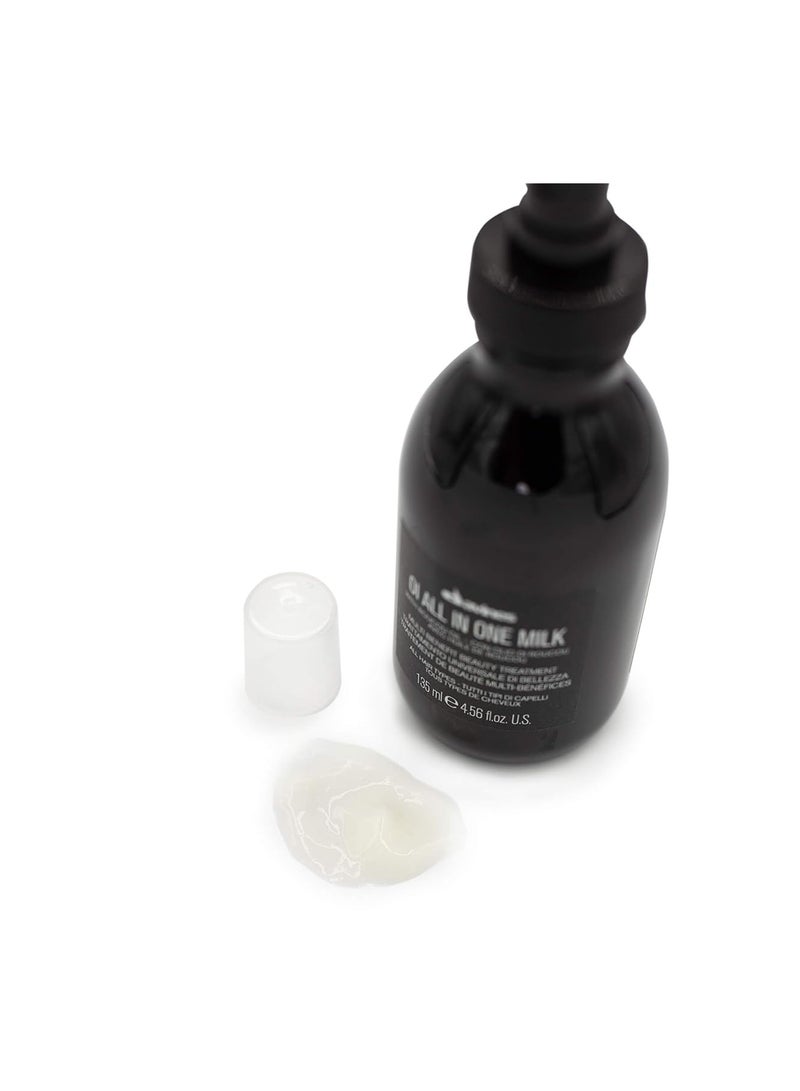 Davines OI All in One Milk | Hair Milk Spray | Powerful Hair Detangler + Hydrating Leave-In Treatment | Smoothes Frizzy Hair