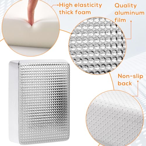 YUNVI RV Skylight Insulator 14x22x2.8,RV Vent Cover and Skylight Shade,Waterproof RV Vent Insulator Sunroof Pillow for Inside Camper Shower - Image 3