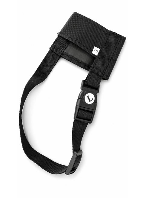 Nunbell Dog Muzzle, Size Large, Black, Back Mouth 18-24cm, Neck 26-43cm, Weight 5-9kg Size 3