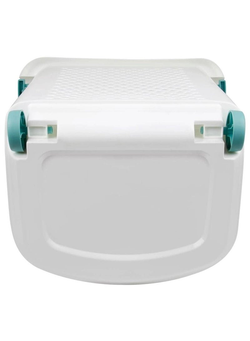 Polypropylene Rolling Hamper 60 L 50 x 38 x 62 cm - Image 3