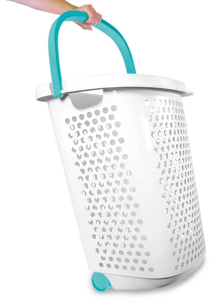 Polypropylene Rolling Hamper 60 L 50 x 38 x 62 cm - Image 4