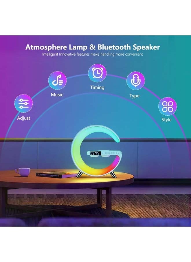 Cady One 3-in-1 Lighting Lamp with a Speaker and a Multi-Colored Wireless charger  - Image 5