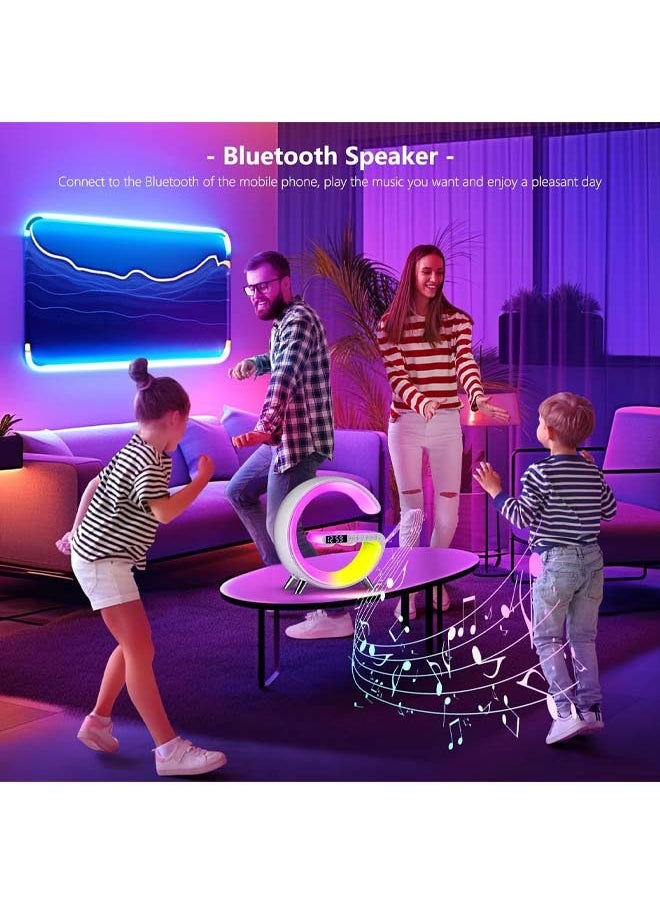 Cady One 3-in-1 Lighting Lamp with a Speaker and a Multi-Colored Wireless charger  - Image 3