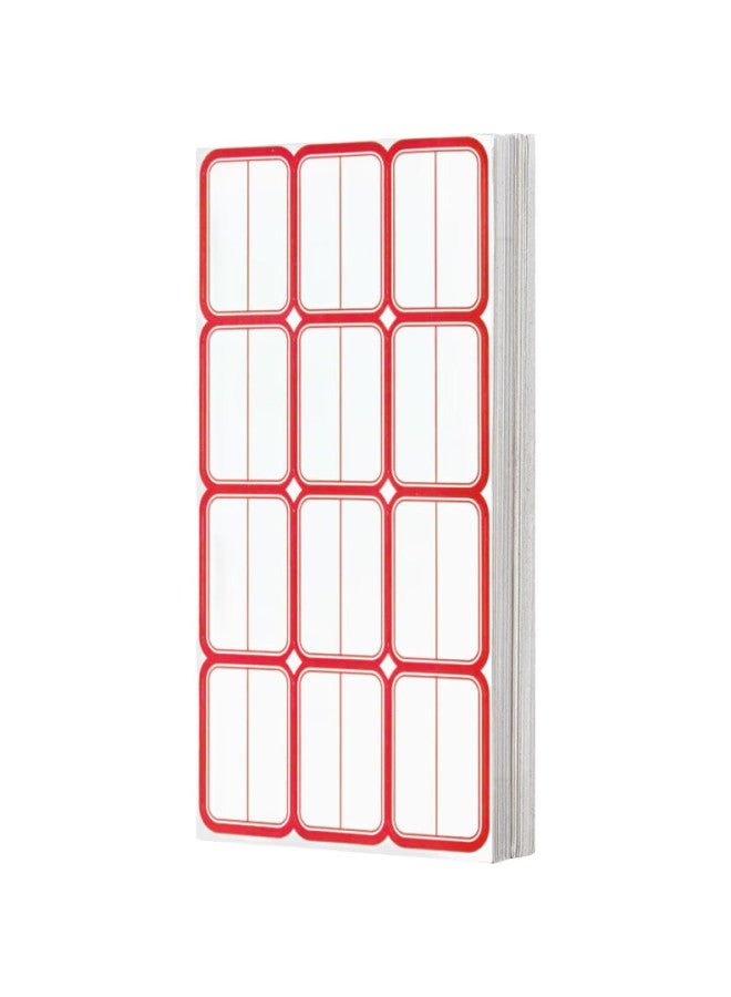 Dsb (Dishibi) 720 Pieces 49*38Mm Label Paper Stickers, Self-Adhesive Notes, Easy-To Paper, Sticky Notes, Office Supplies, Markers, 4630 Red - Image 3