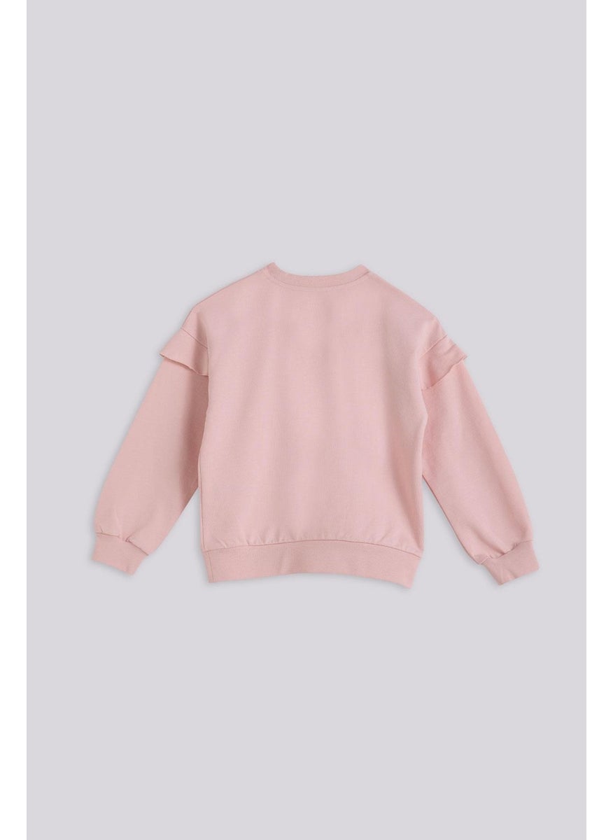 Tyess Basic Bg Store Girl Pink Sweatshirt  - Image 2