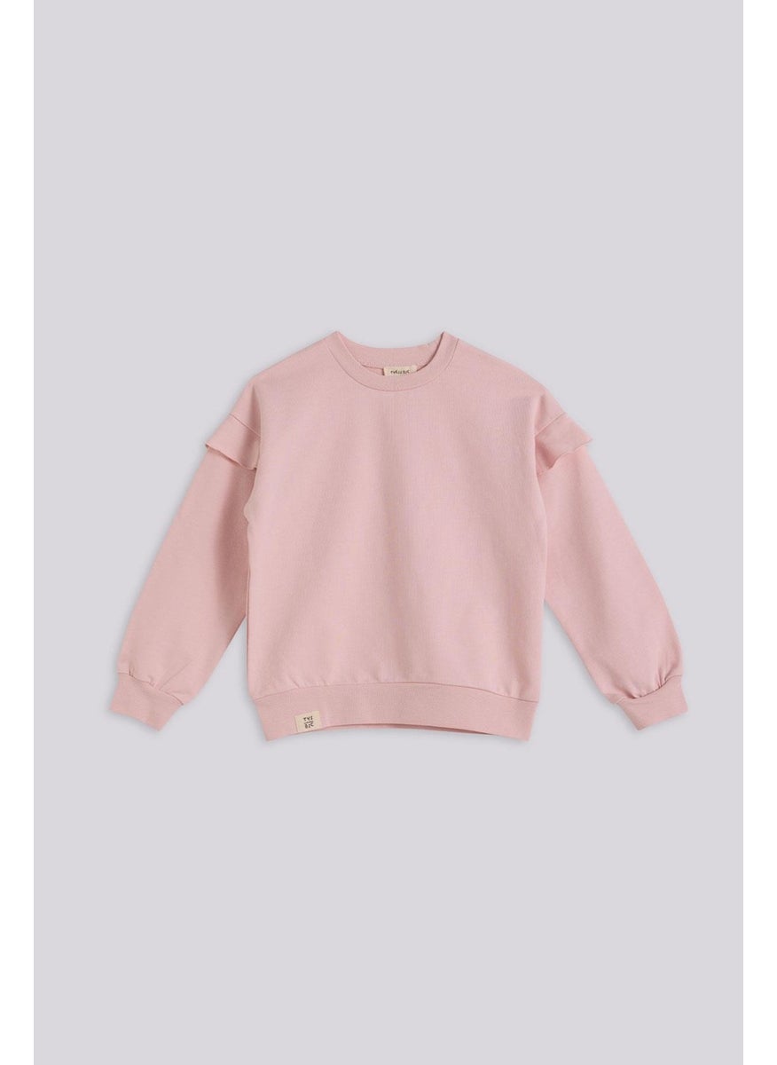 Tyess Basic Bg Store Girl Pink Sweatshirt  - Image 1