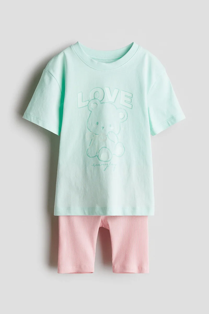 H&M 2-piece printed set