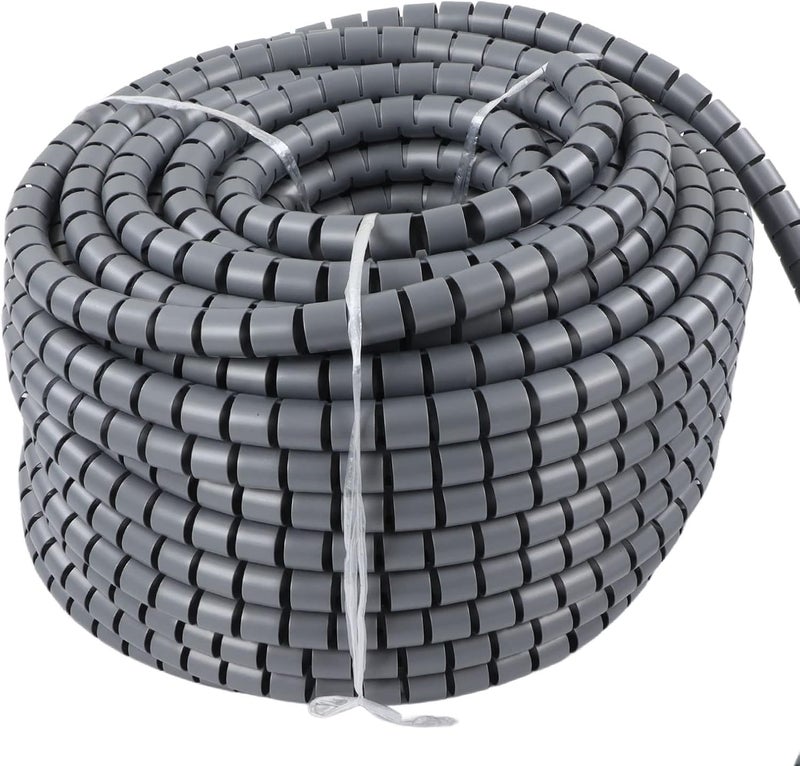 Acouto Spiral Cable W PE Cord Sleeve or for Appliances - 50m Ible Wire Winding Tube, 22mm Diameter for Imal Organization (Dia 42mm 20m) - Image 5