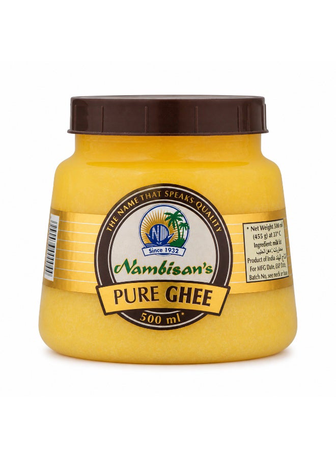 Nambisan's Pure Ghee 500 Ml - Image 1