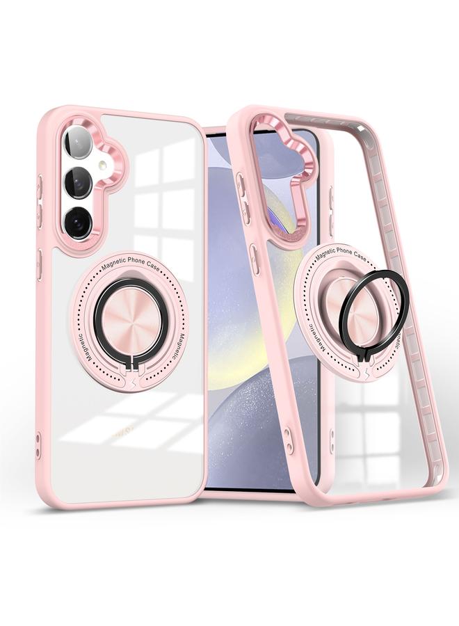 S-TOP Case For Samsung Galaxy S24+ 5G Magnetic Rotating Ring Holder Phone Case - Image 1