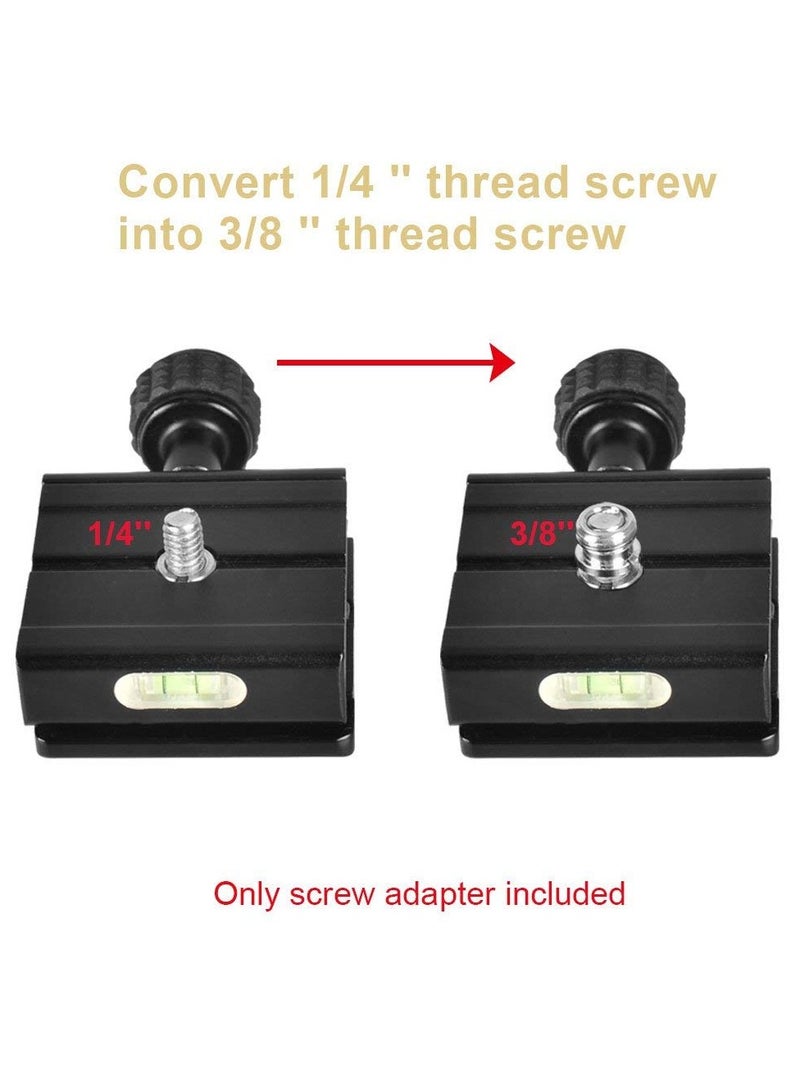 NajmStyle Camera Screw 1/4 to 3/8 Adapter Thread Adapter Set Camera Spigot Convert Mounting Screws Tripod Screw Compatible for Magic Arm Crab Clamp Ball Head Monopod Light Stand Quick Release Plate - Image 5