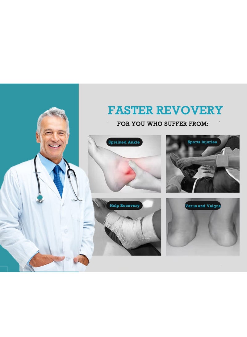 SYOSI 1 Pack Ankle Stabilizer Brace Arch Support for Plantar Fasciitis Relief Foot Heel Pain Sprain Basketball Football X-Large - Image 2