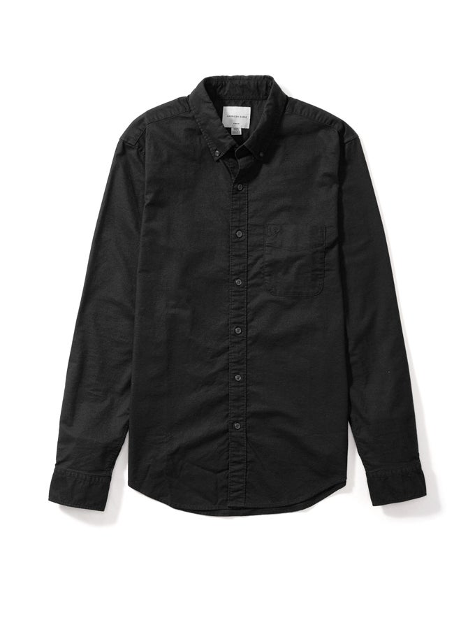 American Eagle - قميص أكسفورد مرن بقصة ضيقة من AE - Image 1