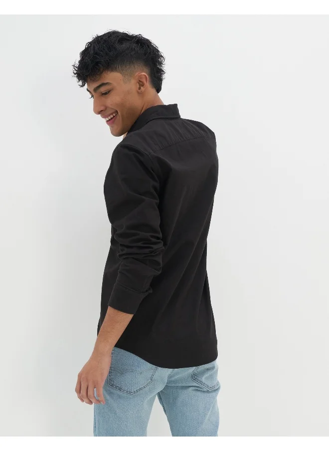 امريكان ايجل AE Slim Fit Flex Oxford Button-Up Shirt