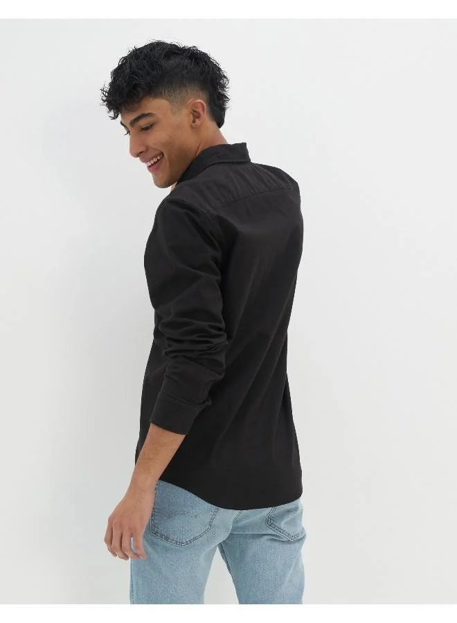 American Eagle AE Slim Fit Flex Oxford Button-Up Shirt