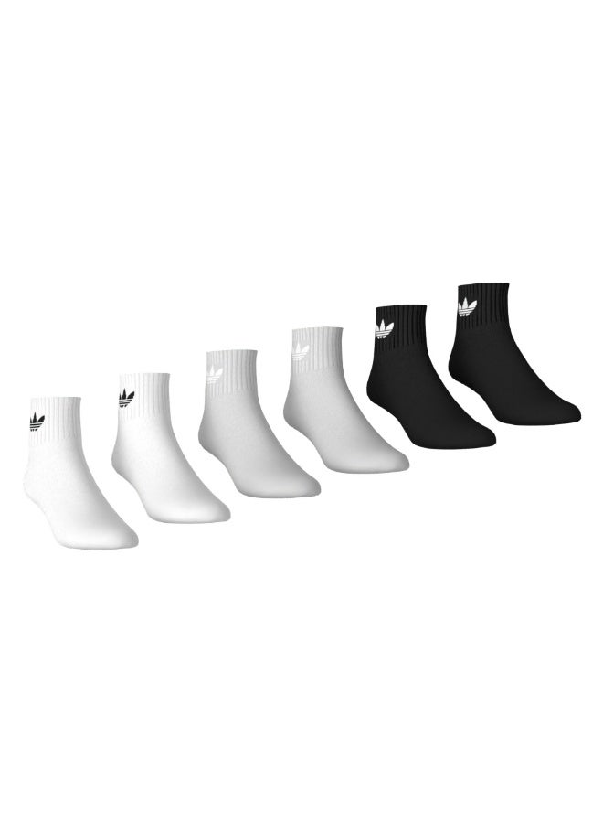 Adidas Mid Ankle Socks 6 Pairs - Image 2