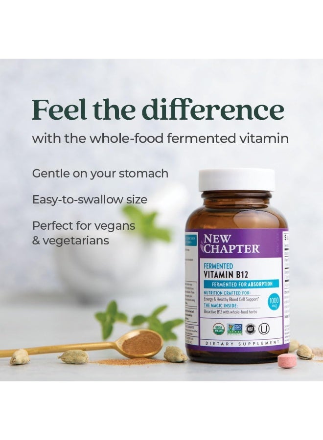 New Chapter Fermented Vitamin B12 1000 mcg for Adults - Image 4