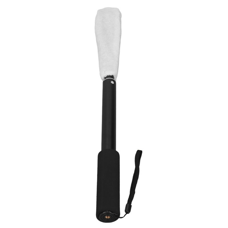 Retractable Toe Brush: 43‑85cm Adjustable Length, 3 Machine Washable Replaceable Cotton Tips - Sturdy ABS Material, Gentle Deep Clean Long Handle Foot Scrubber for Seniors, Elderly, Disabled and Those - Image 4