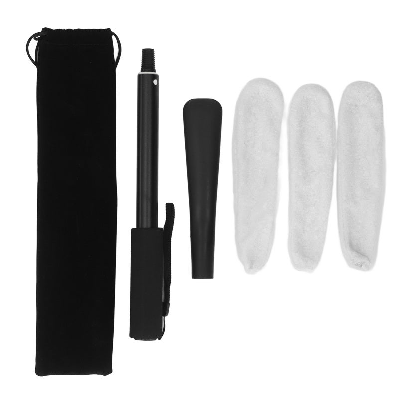 Retractable Toe Brush: 43‑85cm Adjustable Length, 3 Machine Washable Replaceable Cotton Tips - Sturdy ABS Material, Gentle Deep Clean Long Handle Foot Scrubber for Seniors, Elderly, Disabled and Those - Image 1