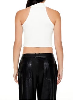 FOREVER 21 Rhinestone-Trim Tank Top  - Image 3