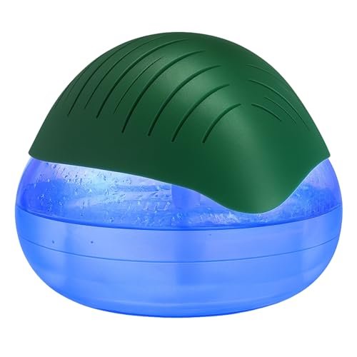 Ssanvi Humidifier Revitalizer Hygiene Portable Room Air Purifier and with Led Lights, Run Time: 16 Hours– Perfect for Living Rooms, Kitchen, Office & Hotels (24 * 24 * 12 cm,Green)-750 Ml - Image 1