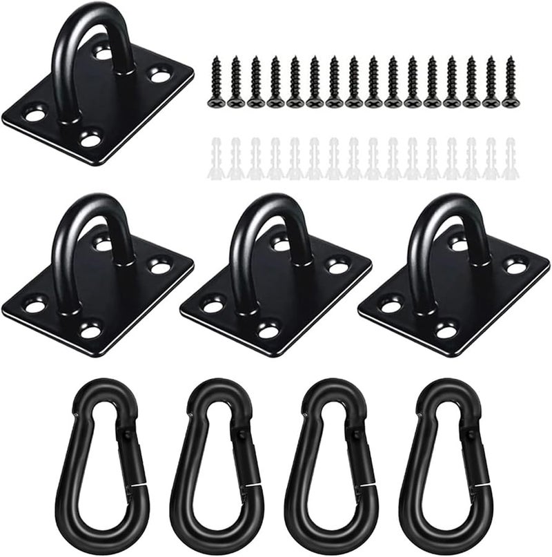 8mm Door Buckle Plate Marine Hardware Hook Wall Crowns For Yoga Hammocks Swing - Image 2