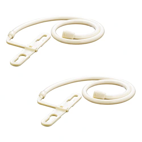 Ruhe® PTMT Jet Hands-Free Spray | PTMT Toilet Bidet Or Jet Hands-Free Spray Flat Nozzle, 1 Meter Heavy PVC Hose (Set of 2) - Image 1