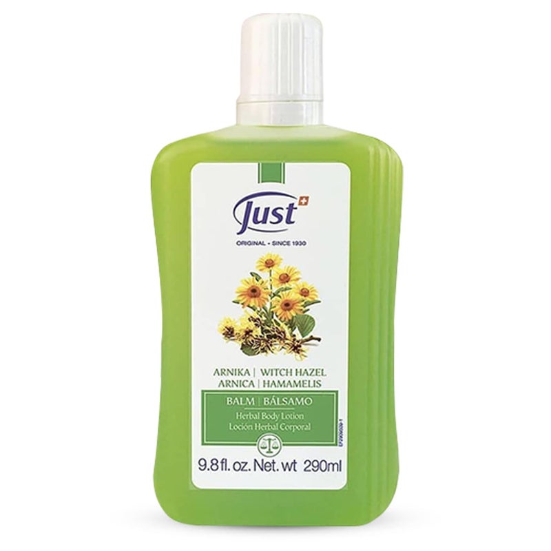 SwissJust Arnica Body Lotion Balm 290ml Alternative PreWork Out Balm Soothes Joint Pain Muscle Cramps Refreshing Balm For Bruises Itches Arnica Body Balm by Swiss Just - Image 1