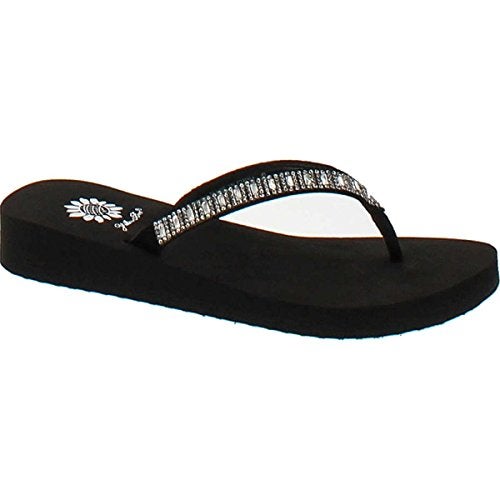 Yellow Box Women's Zemily Sandal, Clear, 9 Medium US - Image 5