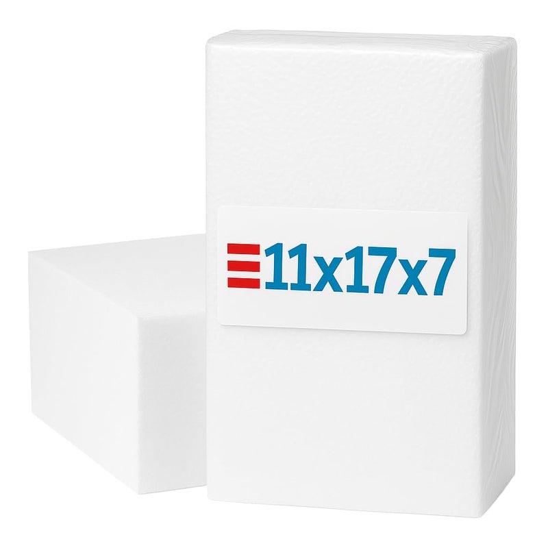 SilverlakeLLC Silverlake 11x17x7 Craft Foam for Styrofoam Block Projects - Image 1