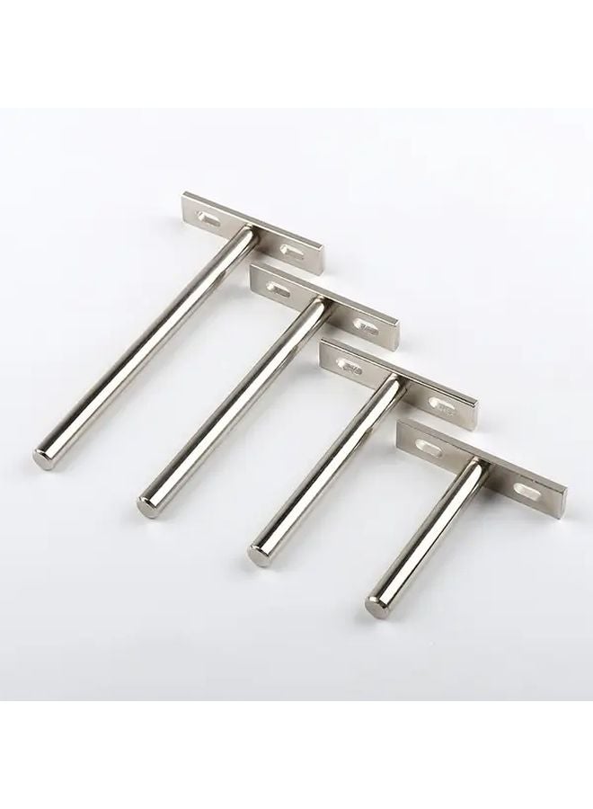 2pcs 3 Inches Small Concealed Shelf Brackets Unseen Wooden Supports Wall Mounted Hangers - Image 2