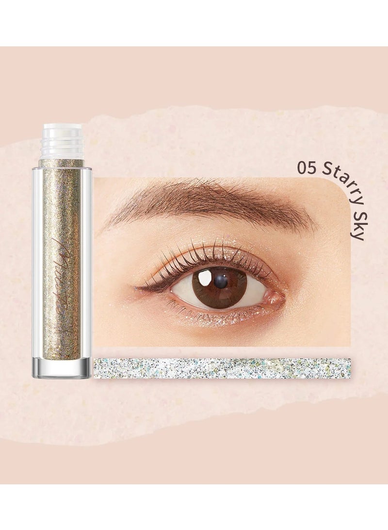 MilleFee MilleFée Stellar Glitter Liner Glitter Moisturizing Eyeliner Teardrop Bag 1.5g- 05 Starry Sky - Image 2