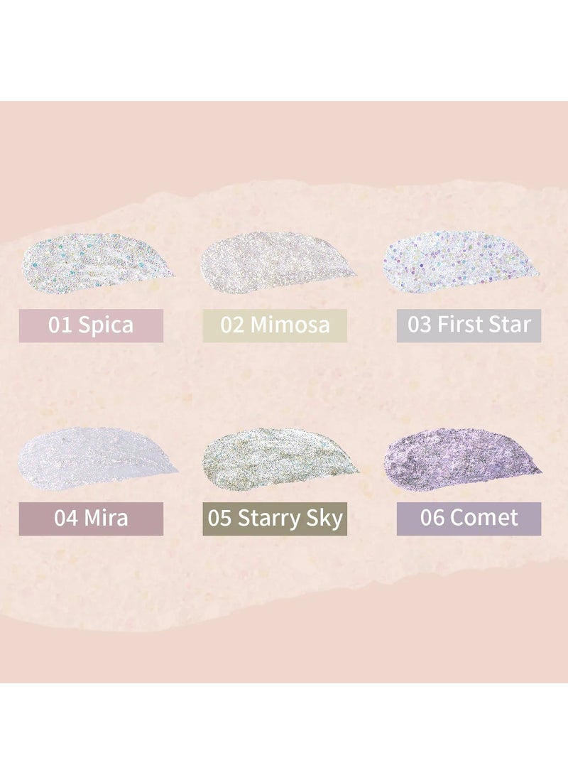 MilleFee MilleFée Stellar Glitter Liner Glitter Moisturizing Eyeliner Teardrop Bag 1.5g- 05 Starry Sky - Image 5