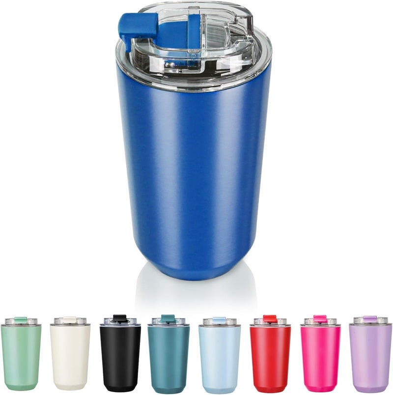 Puraville 14 oz Insulated Travel Coffee Mug - Klein Blue - Image 1