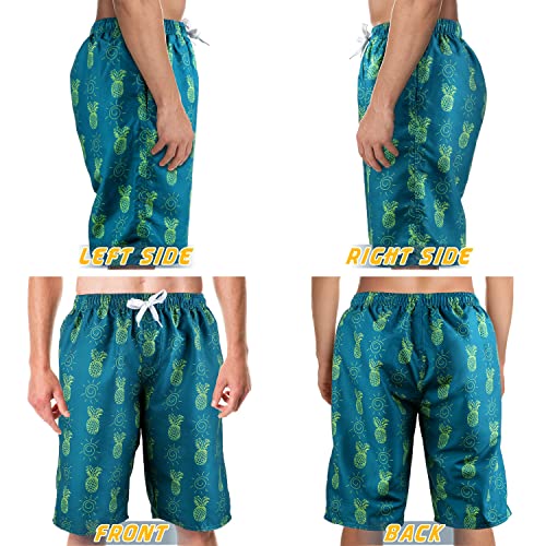 Srnede Mens Swim Trunks Swimming Trunks Swim Shorts Quick Dry 11 Inch with Mesh Lining Funny Swimwear Bathing Suits - Image 3