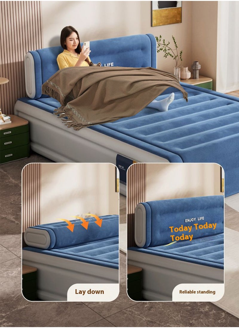 Sharpdo - Inflatable Mattress,Automatic Inflatable and Foldable, Multifunctional Portable Single Sleeping Pad,Suitable for Bedroom, Office, Outdoor Camping - Image 1