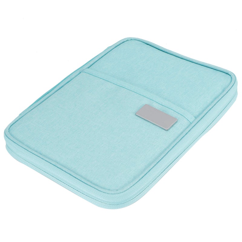 Passport Holder: Lightweight Oxford Cloth Waterproof Travel Organizer - Multi-Compartment Zippered Passport Bag for Business Trips, Family Travel & Daily Document Storage - Image 5