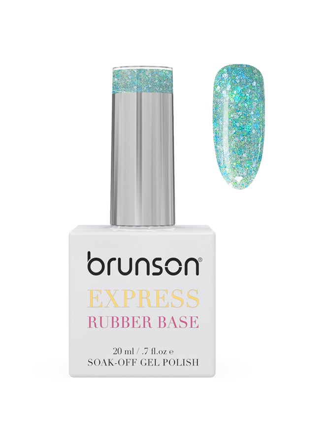 brunson Rubber Base Gel Nail Polish Long Lasting Gel Polish Base for Chip-Free Shine Strengthens French Manicure Rubber Base Coat UV/LED Rubber Gel Soak Off Hard Gel Polish for Nail Extension Gel 20ml