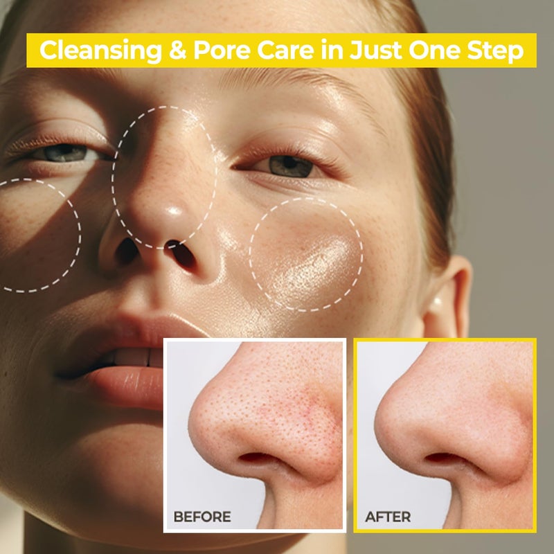 Avca زيت تنظيف لإزالة الرؤوس السوداء الكورية AVCA 10.14 أونصة سائلة (300 مل) - منظف زيت للوجه، مزيل للرؤوس السوداء، للبشرة العادية والدهنية، منظف مسام الوجه - Image 4