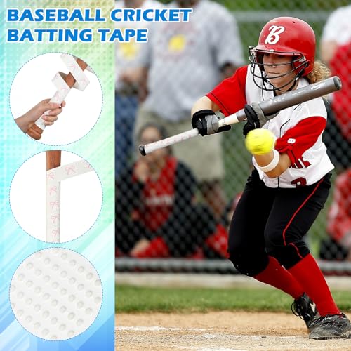 Pushglossy 2 Pcs Baseball Bat Grip Tapes, Faith Cross Bat Grip Tape, 1.1mm Precut Full Adhesive Baseball Wrist Tape, Scripture Designs Non-Slip Religious Baseballs Grips Tapes(Pink Bow,White) - Image 4
