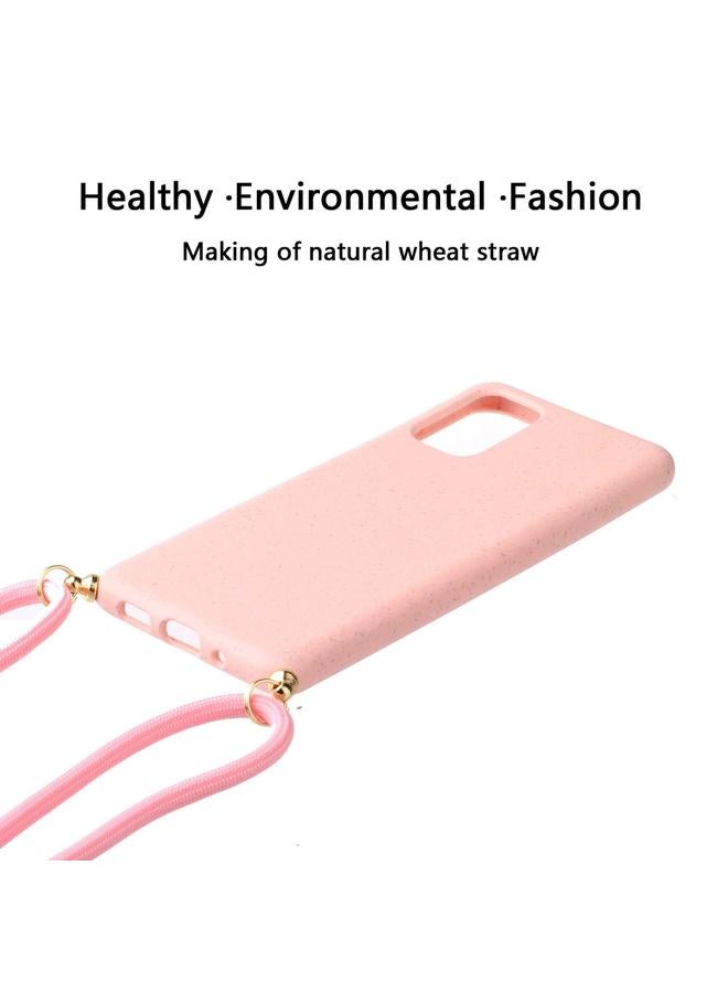 Zaboon Case For Galaxy S20 Plus Wheat Straw Material + TPU Protective Case with Lanyard - Image 2