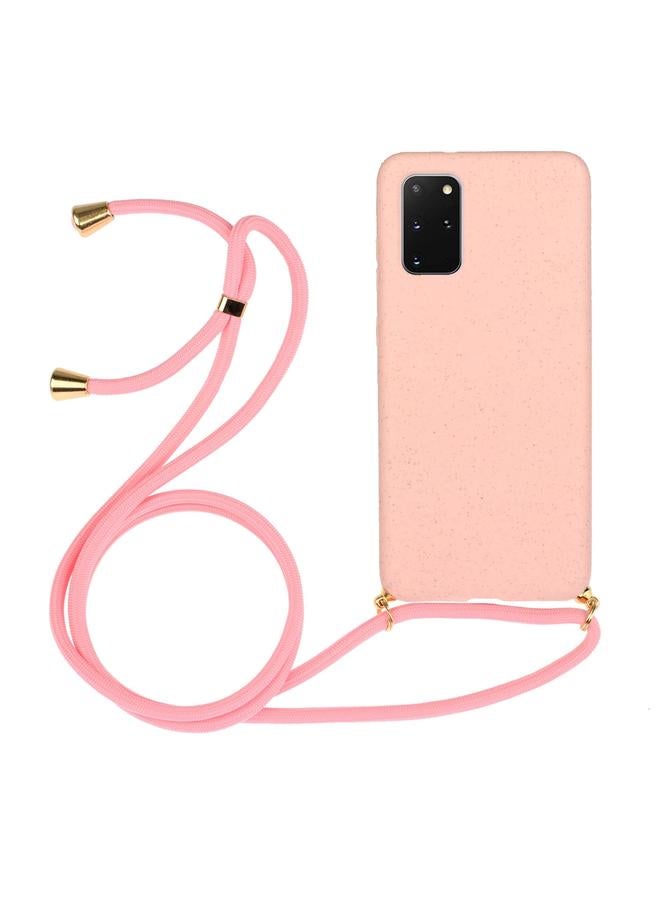 Zaboon Case For Galaxy S20 Plus Wheat Straw Material + TPU Protective Case with Lanyard - Image 1